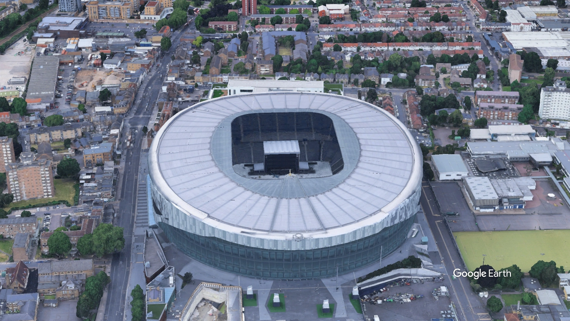 Aerial View of  Tottenham Hotspur Stadium Tottenham Hotspur Football Club