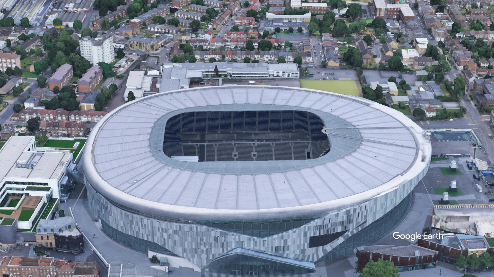 Aerial View of  Tottenham Hotspur Stadium Tottenham Hotspur Football Club